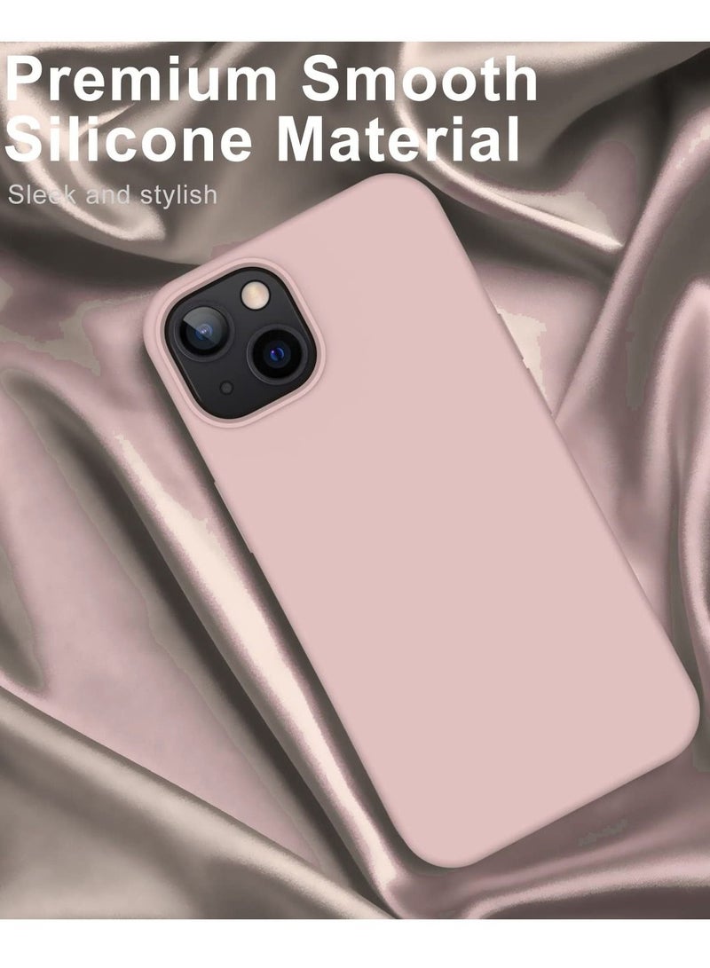 حومة جراب iPhone 14 Plus مع واقي شاشة واحد ناعم ومرن من السيليكون والمطاط وغطاء ممتص للصدمات ومقاوم للصدمات لهاتف iPhone 14 Plus 6.7 " - Image 3