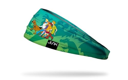 JUNK Brands Big Bang Lite Headband - Moisture-Wicking, Performance Fabric, Non-Slip, Sports Sweatband for Men & Women - One Size - Scooby Doo: Meddling Kids - Image 1