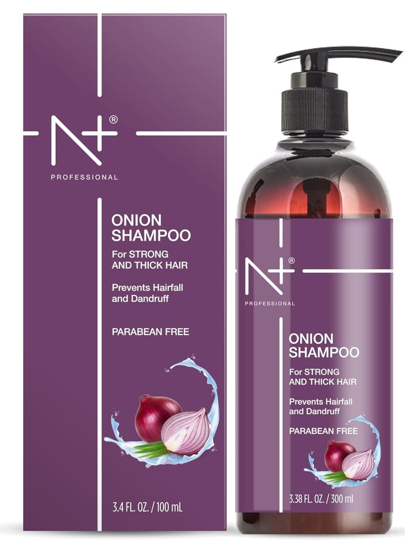 N+ Professional Onion Hair Care Shampoo 300 ml - Image 1