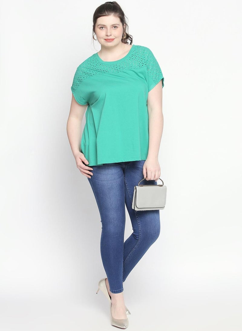 HIGH STAR Women Blue Slim Fit Mid-Rise Clean Look Stretchable Jeans - Image 1