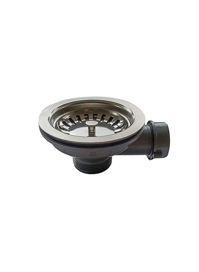 صنديكس سوندكس حوض المطبخ حوض استنزاف النفايات سدادة سلة مصفاة اكسسوارات SD3414 - Image 1