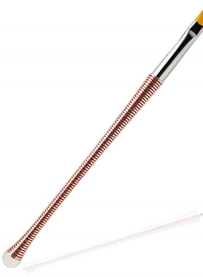 SILPECWEE 1Pc Acrylic Nail Art Brush Screw Thread Design Handle UV Gel Builder Poly Extension Gel Pen Manicure DIY Accessories - Image 1