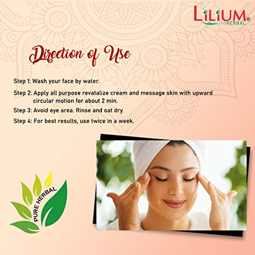 Lilium Herbal Haldi Chandan Massage Cream 900g, Antioxidant, Acne Control, Skin Healing & Reduce wrinkles, Skin Healing, Oil Controling, Soothing & Nourishing, Anti-Inflammatory, Suitable For All Skin - Image 3