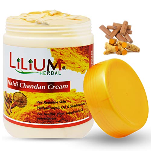 Lilium Herbal Haldi Chandan Massage Cream 900g, Antioxidant, Acne Control, Skin Healing & Reduce wrinkles, Skin Healing, Oil Controling, Soothing & Nourishing, Anti-Inflammatory, Suitable For All Skin - Image 5