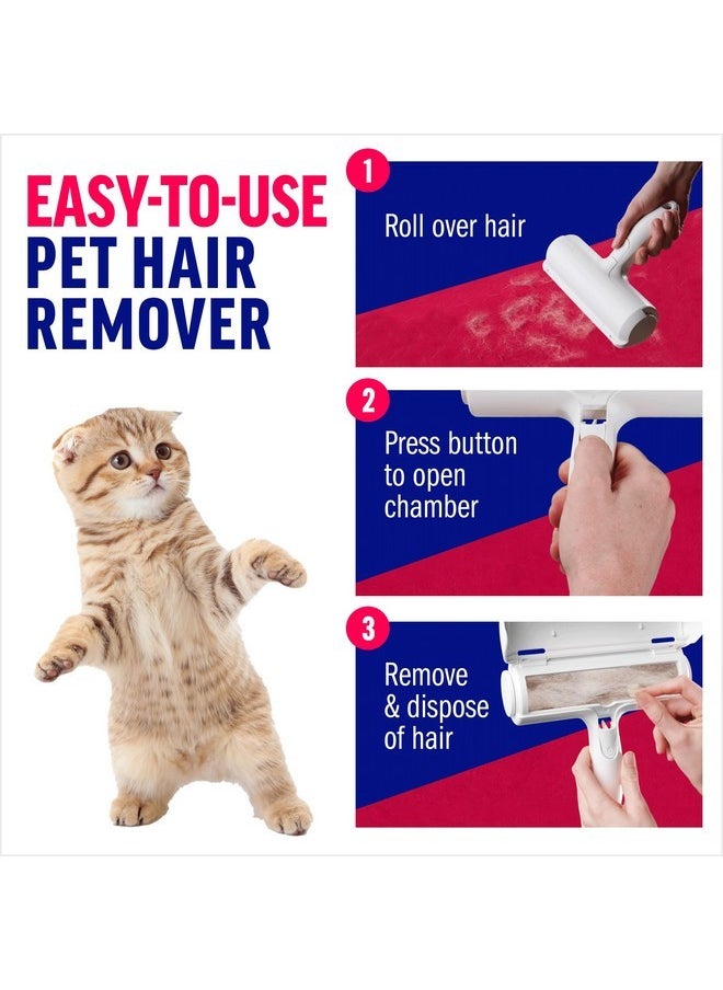 ChomChom Roller Chom Chom Roller Pet Hair Remover and Reusable Lint Roller - ChomChom Cat and Dog Hair Remover for Furniture, Couch, Carpet, Clothing and Bedding - Portable, Multi-Surface Fur Removal Tool  - Image 3