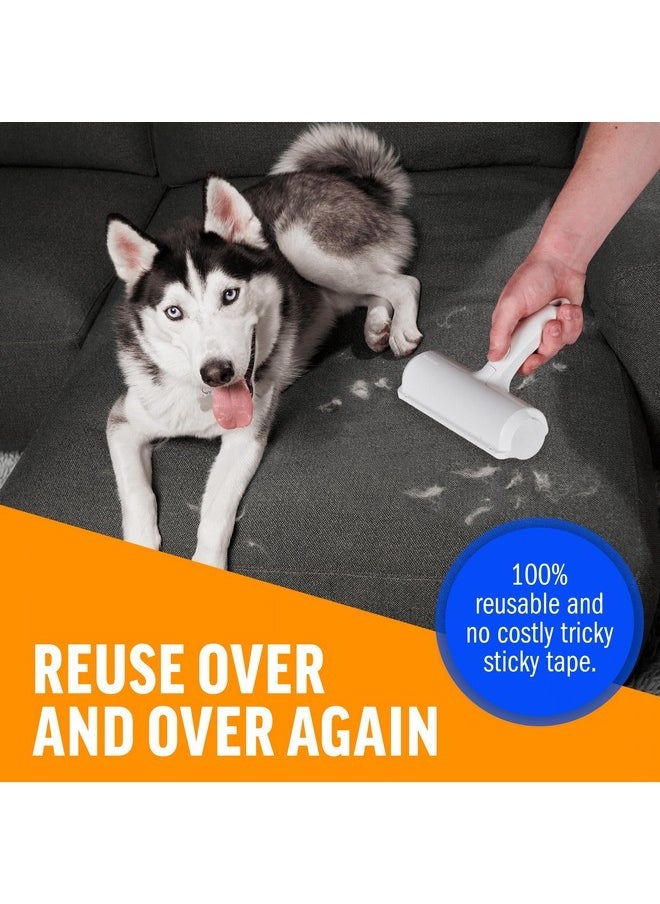 ChomChom Roller Chom Chom Roller Pet Hair Remover and Reusable Lint Roller - ChomChom Cat and Dog Hair Remover for Furniture, Couch, Carpet, Clothing and Bedding - Portable, Multi-Surface Fur Removal Tool  - Image 4