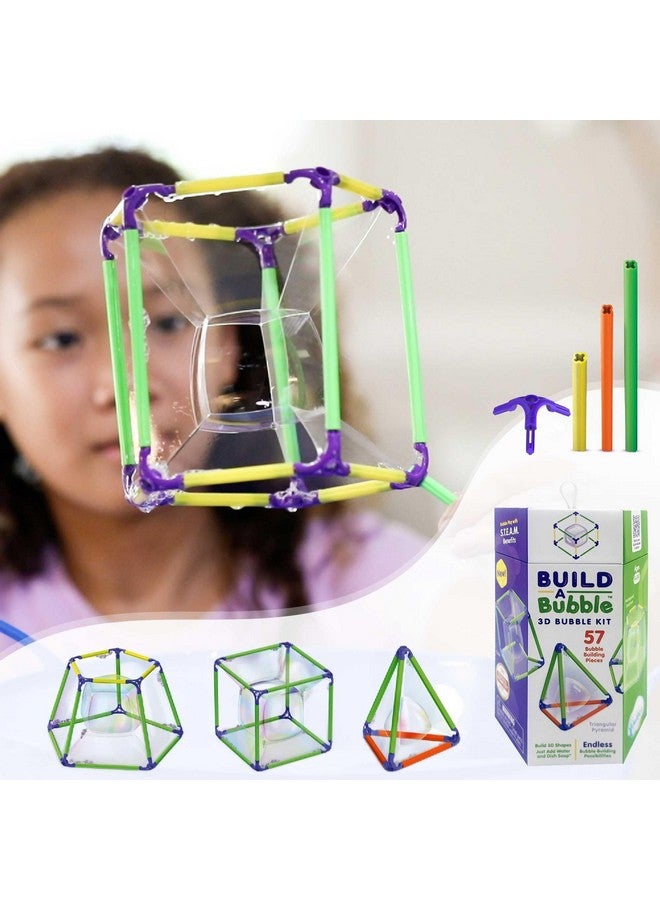 WOWMAZING Build A Bubble Montessori 3D Bubble Maker Kit for Kids 8&Up - Fun-Filled,Easy-to-Use 57-Piece STEM Building Toys Kit- Indoor Educational STEAM Bubble Toys That Help Your Child's Development - Image 2