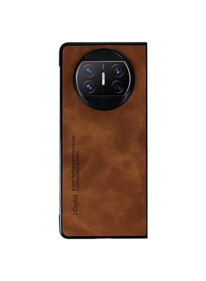 S-TOP Case For Huawei Mate X3 i.Crystal Lambskin Folding Phone Case - Image 1