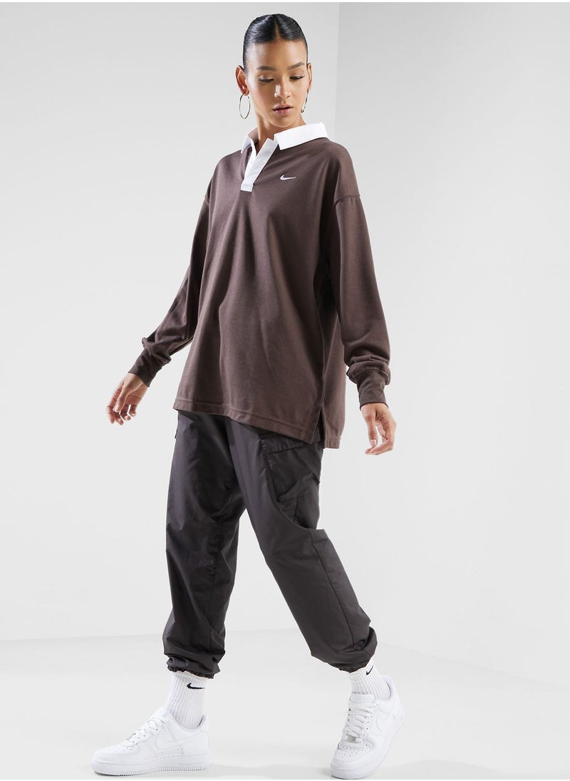 Nike - Nsw Essential Oversized Polo Shirt - Image 1