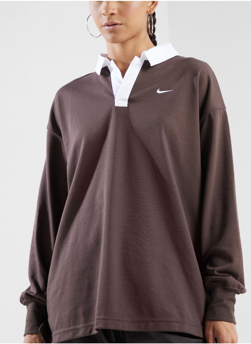 Nike - Nsw Essential Oversized Polo Shirt - Image 1