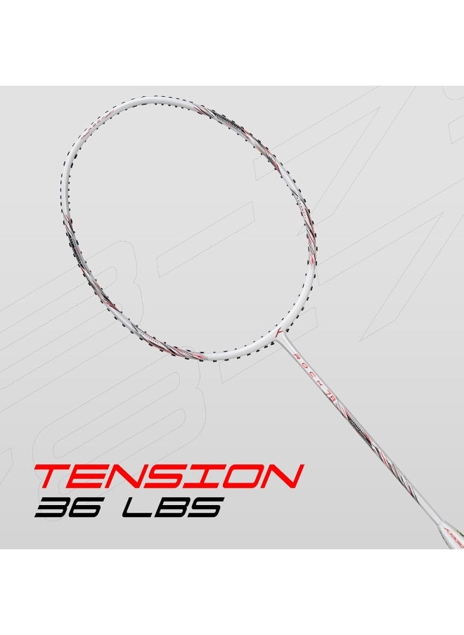 HUNDRED - Rock Strong 36 Lbs Max Tension Badminton Racket With Full Cover - Image 1