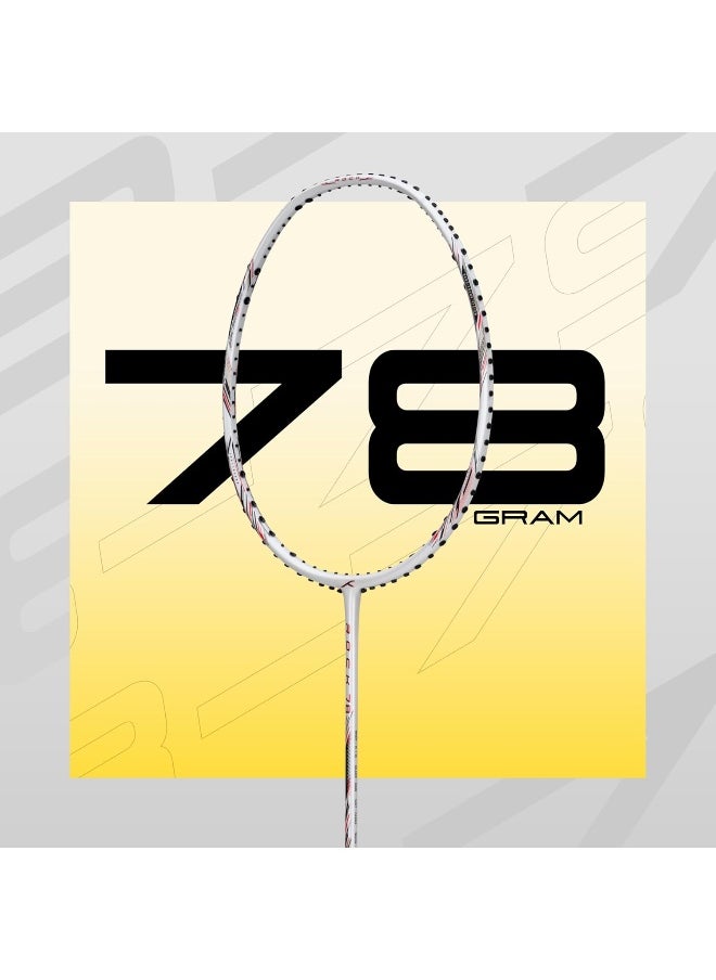 HUNDRED - Rock Strong 36 Lbs Max Tension Badminton Racket With Full Cover - Image 1