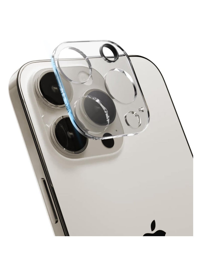 Raxoom Camera Lens Protector for iPhone 15 Pro/iPhone 15 Pro Max,Full Coverage 9H Tempered Glass Ultra HD Anti-Scratch Easy to Install Case Friendly - Image 1