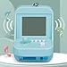 SquarezhenBo 1PC Blue Micro Player Mini Arcade Machine with Keychain 26 Classic Game Modes Support Music Mini Building Block Game Console for Plug and Play Video Games Automotive Trim Automobile Keychains - Image 3