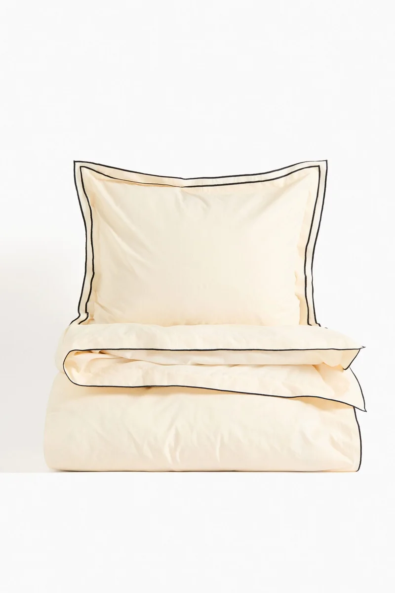 اتش اند ام طقم غطاء لحاف قطني مفرد