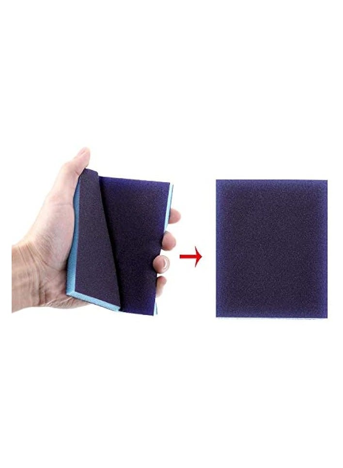 PROMASS Sanding Sponge Grit Sanding Blocks, Washable and Reusable Sand Sponge Kit, 12 Pieces (Fine Grade) - Image 4