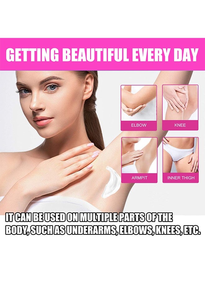 West&Month Whitening Cream, For Body, Intimate Areas, Underarms, Armpit, Knees, Legs, Elbows And Inner Thigh, Dark Spot Corrector Skin Lightening Cream 100ml  - Image 2