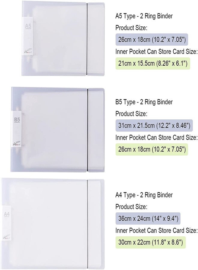 NILSTOREY Greeting Card Organizer B5 Size Pocket Sleeves (B5 Page only (50pages)) - Image 5