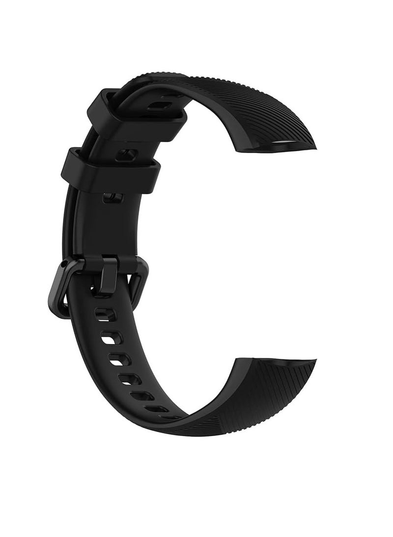 ten.tech Compatible for Honor Band 5/Honor Band 4 Strap, Soft Silicone Sport Wristband Adjustable Accessory Bracelet Replacement Band for Honor Band 5/Band 4 - Image 1