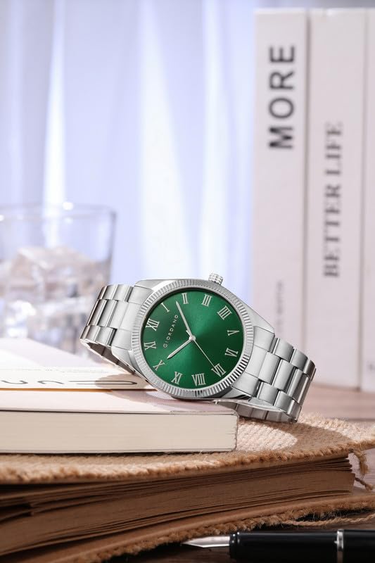 Giordano Classic Formal Analog Watch for Men with Stainless Steel Strap and Roman Numeric Indices -GZ-50112 - Image 4