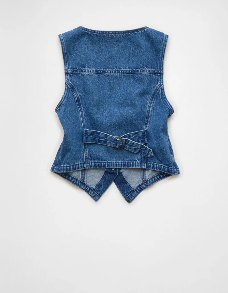 American Eagle  AE Denim Vest for Women | Best Price UAE
