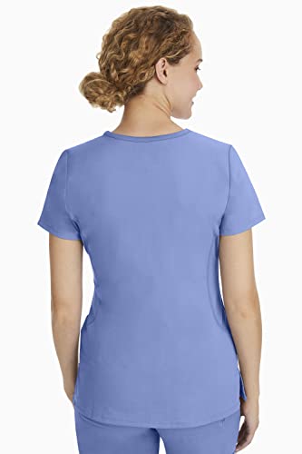 Healing Hands Yoga Scrubs Top for Women Purple Label 2 Pocket V-Neck Women's Scrub Top 2245 Juliet Ceil M - Image 2