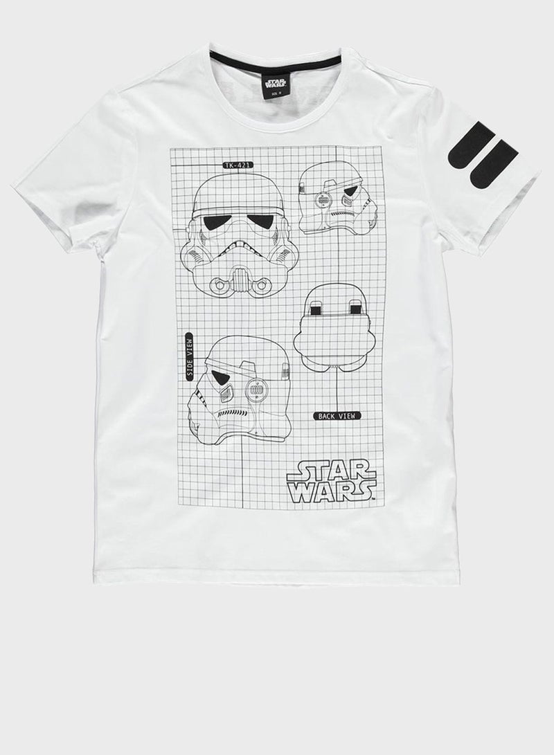DIFUZED Star Wars Imperial Army Crew Neck T-Shirt  - Image 5