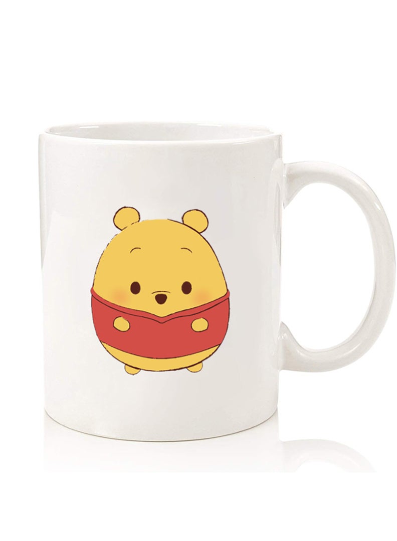 Theodor Premium Quality Two Sided Printed Coffee Mug Tea Cup For Home Office, Kids Men Women Pooh - Image 1