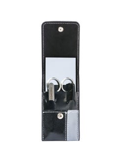 CONCORD Grooming Scissors for Men and Mustache Beard Comb Beard Grooming Trim Scissor Kit with Storage Bag / Silver  - Image 2