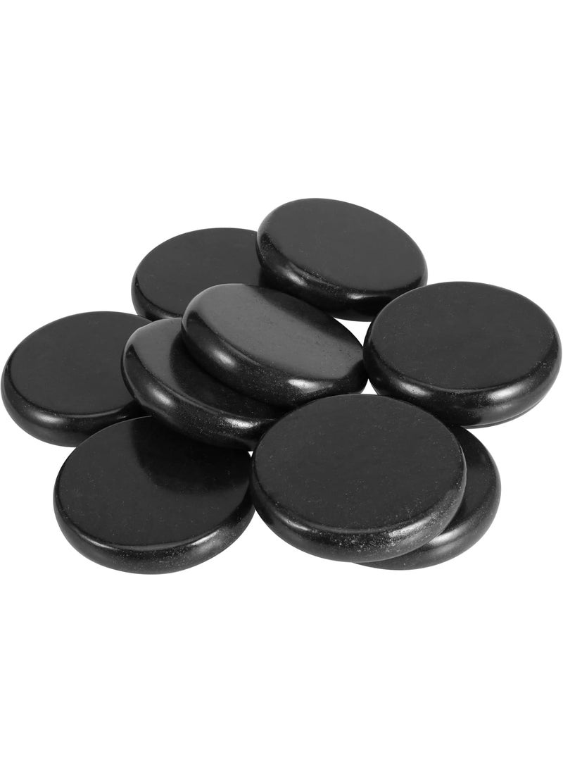 JAPCHET JAPCHET 22 PCS 315 Inch Large Basalt Massage Stones Basalt Hot Rocks Massage Stones for Professional or Home Spa Relaxing Massage Therapy  - Image 5