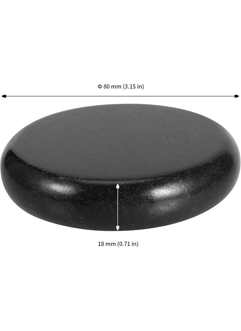 JAPCHET JAPCHET 22 PCS 315 Inch Large Basalt Massage Stones Basalt Hot Rocks Massage Stones for Professional or Home Spa Relaxing Massage Therapy  - Image 2