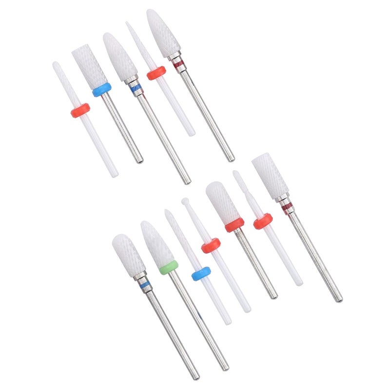 Ceramic Drill File Shank Milling Cutter Engraving Bits For Metal Polishing And Manicure - Image 5