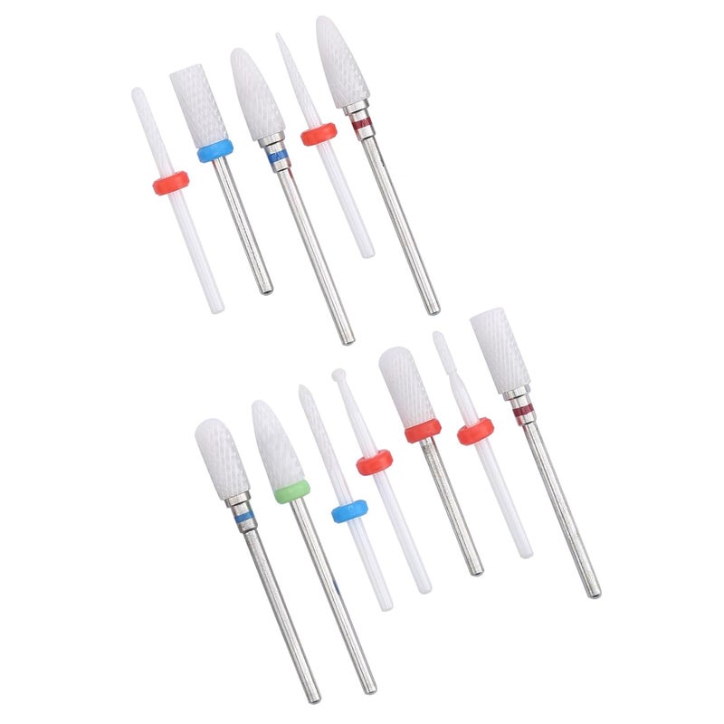 Ceramic Drill File Shank Milling Cutter Engraving Bits For Metal Polishing And Manicure - Image 3