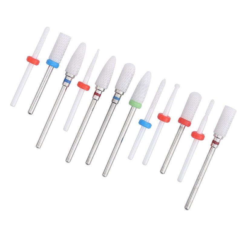 Ceramic Drill File Shank Milling Cutter Engraving Bits For Metal Polishing And Manicure - Image 4