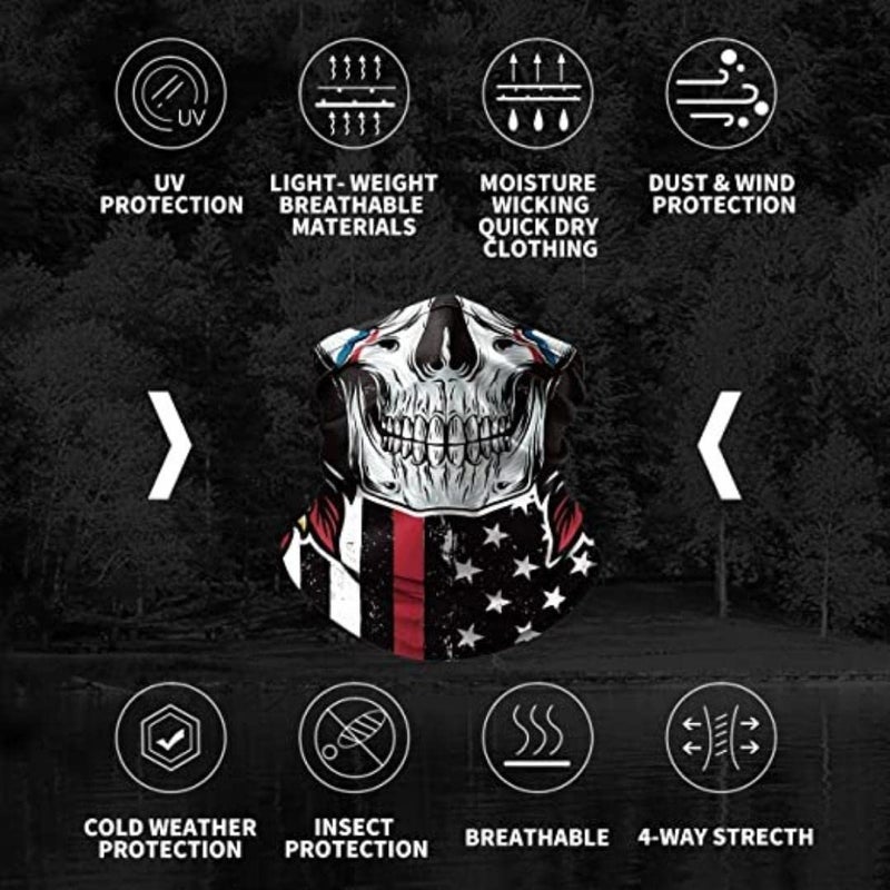 lowercase Store lowercase Face Cover for Men Full Face Mask Helmet Accessories Bike Mask Cycling Accessories for Men Bike Riding Accessories (Pack Of 5) - Image 3