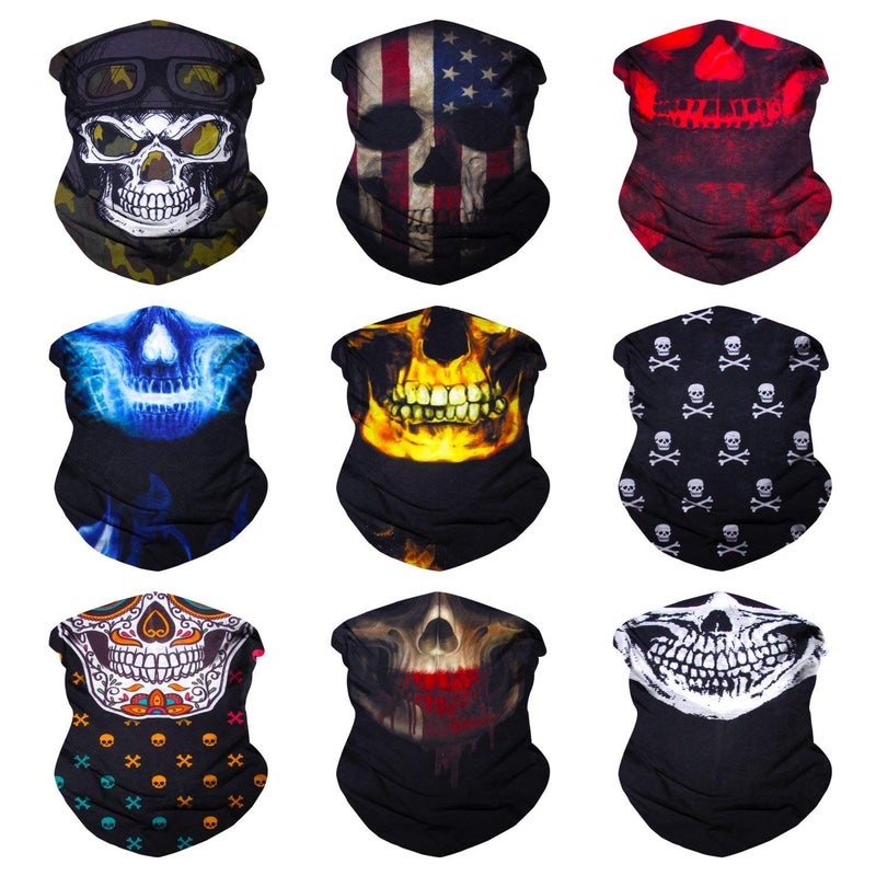 lowercase Store lowercase Face Cover for Men Full Face Mask Helmet Accessories Bike Mask Cycling Accessories for Men Bike Riding Accessories (Pack Of 5) - Image 2