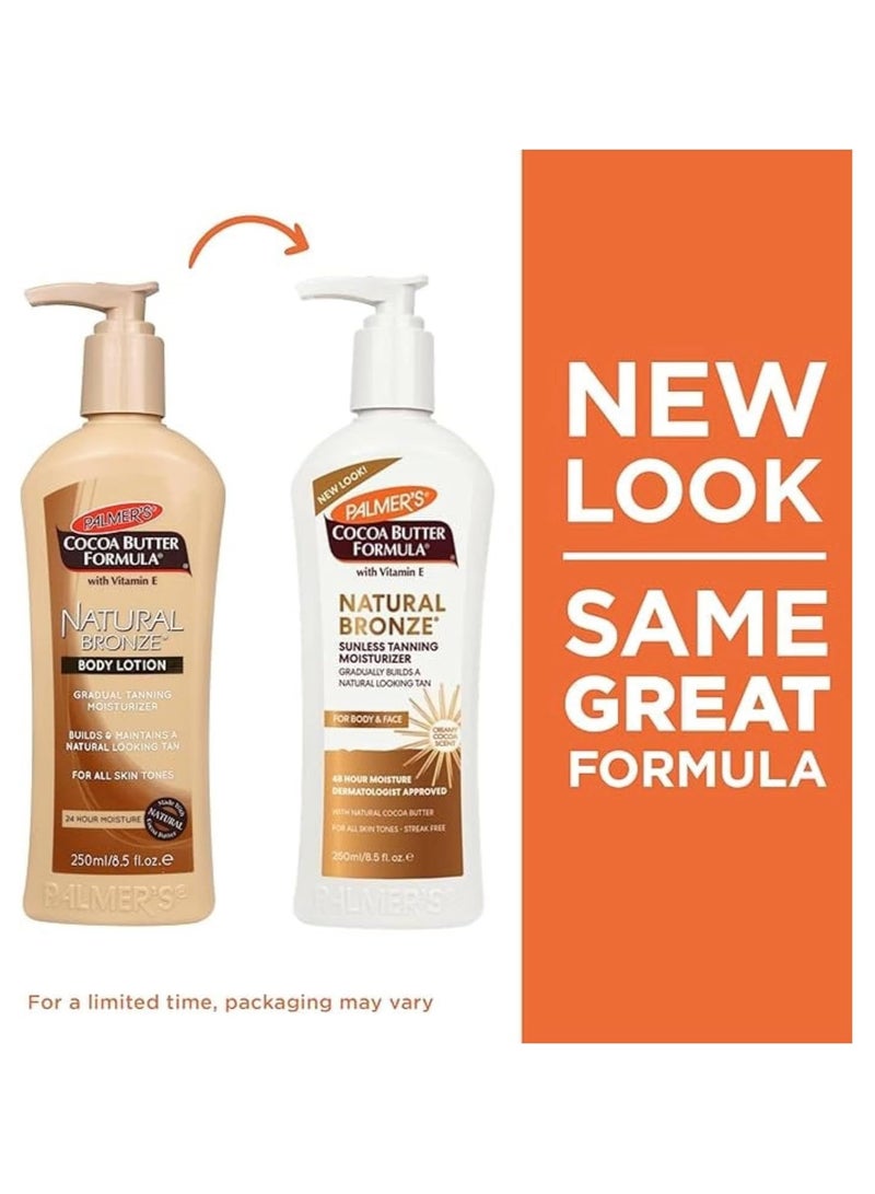 PALMER'S Palmers Cocoa Butter Natural Bronze Body Lotion For Unisex 8.5 oz - Image 2