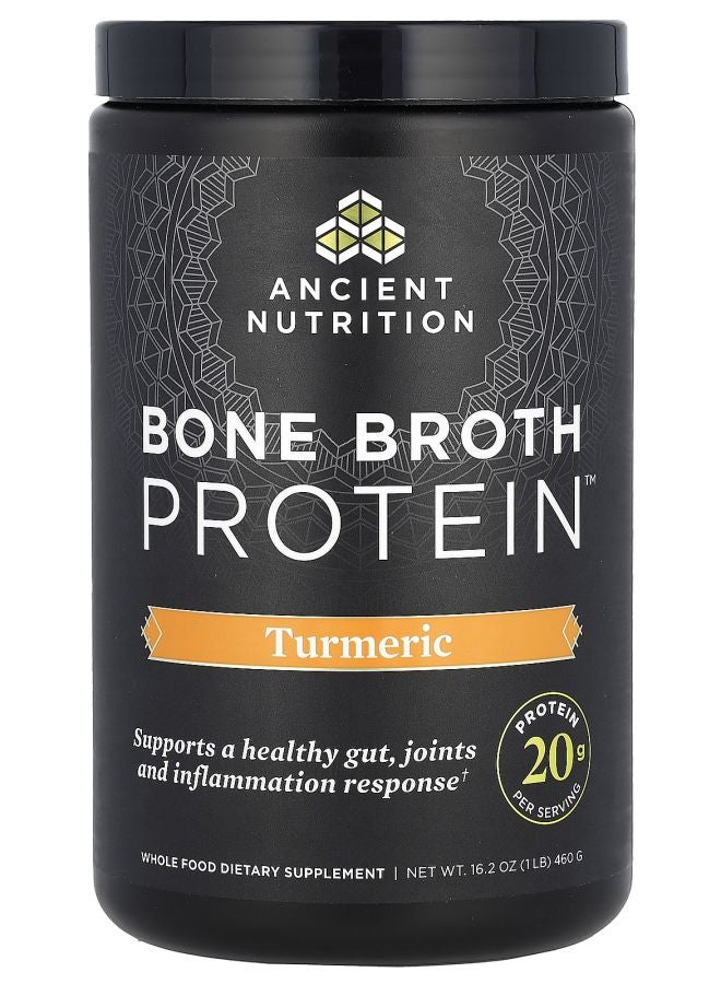 Ancient Nutrition Bone Broth Protein Turmeric 1 lb (460 g)