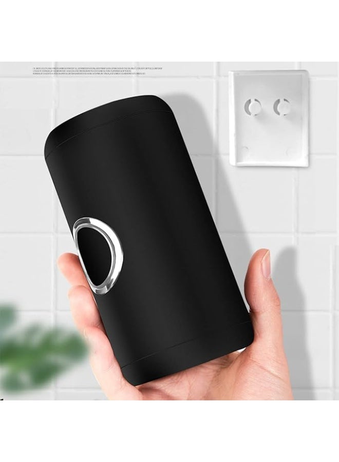 BUILDEC automatic electric toothpaste dispenser with sensor, wall-mounted squeezer for washroom, black - Image 3