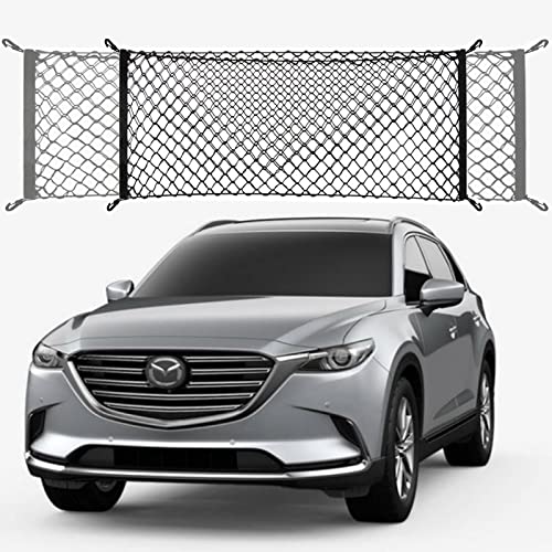 Omocyra Trunk Cargo Net for Mazda CX9 CX-9 New 2025 2024 2023 2022 2021 2020 2019 2018 2017 2016 2015 2014 2013 2012 2011 2010 2009 2008 2007 Car Rear Nylon Mesh Tailgate Netting - Image 1