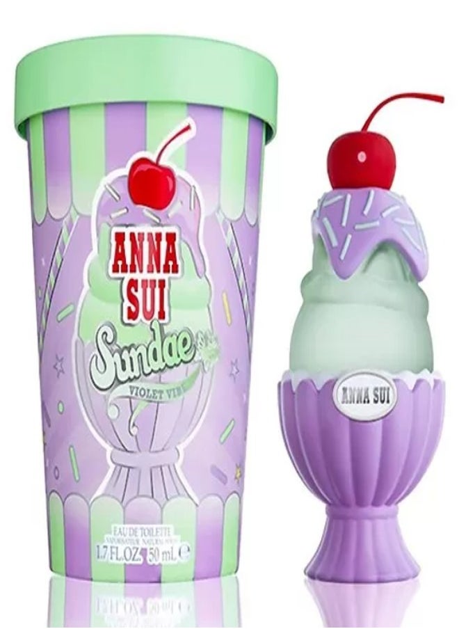 ANNA SUI - Sundae Violet Vibe EDT 50ml for Women - Image 1