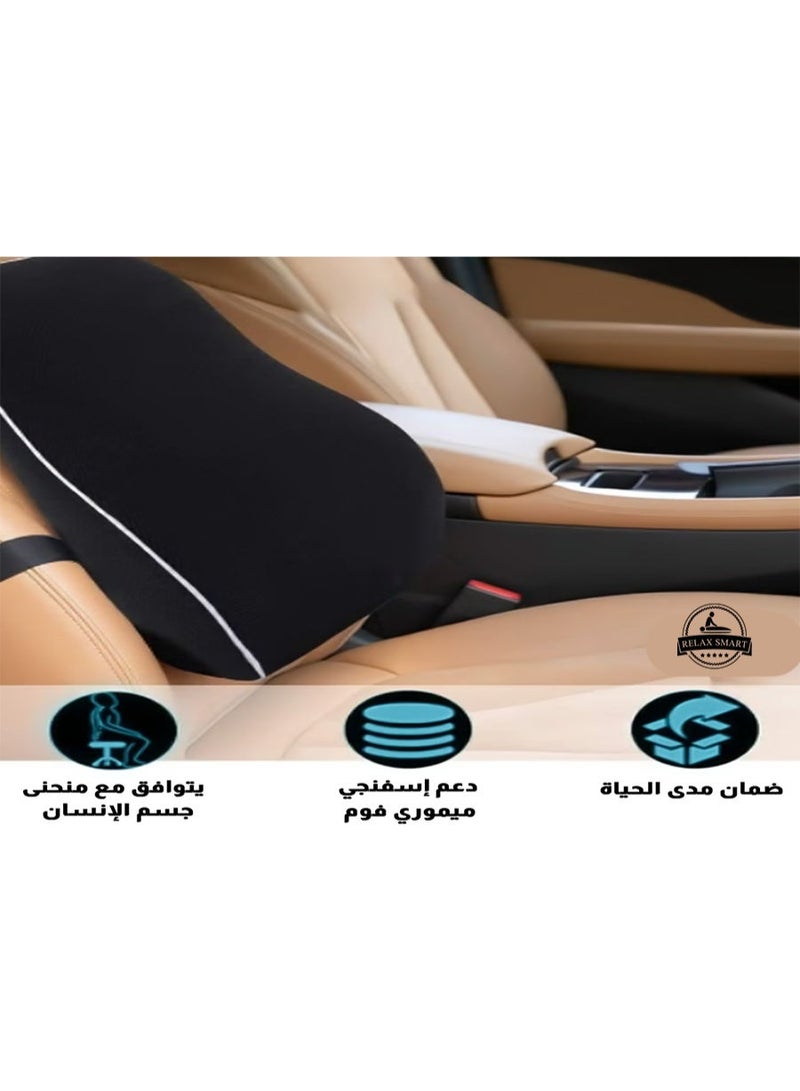 Relax Smart Soft Memory Foam Back Cushion Lumbar Support Pillow for Office Chair Car Wheelchair - Image 5