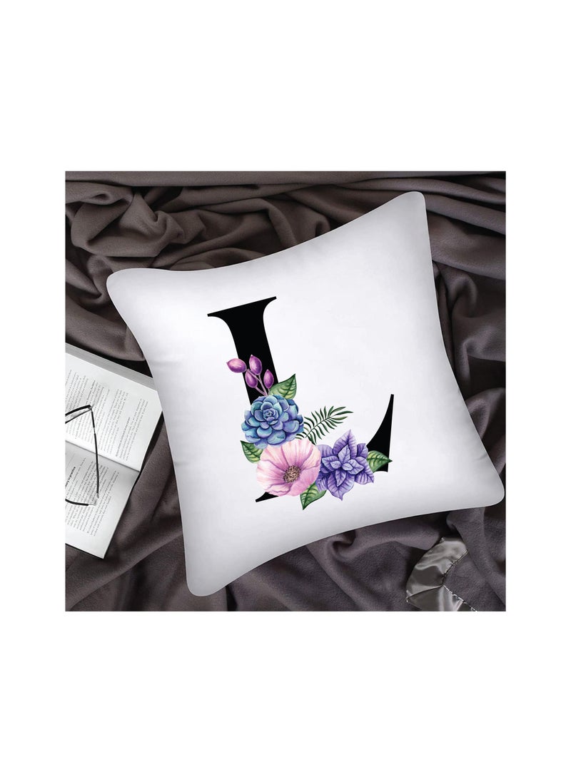 PRINTSHOP4ME Cushion Cover with Filler with Your Favorite Letter in the Alphabet Printed -Give as a Gift to a Friend or Loved one  - Image 4