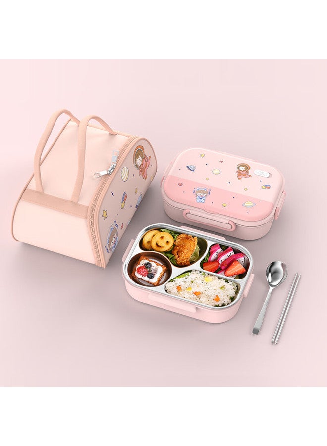 Dipple Dipuer Insulated Lunch Box, 316 Stainless Steel, For Students And Children, Large Capacity With Compartments, 1550ml - Image 4