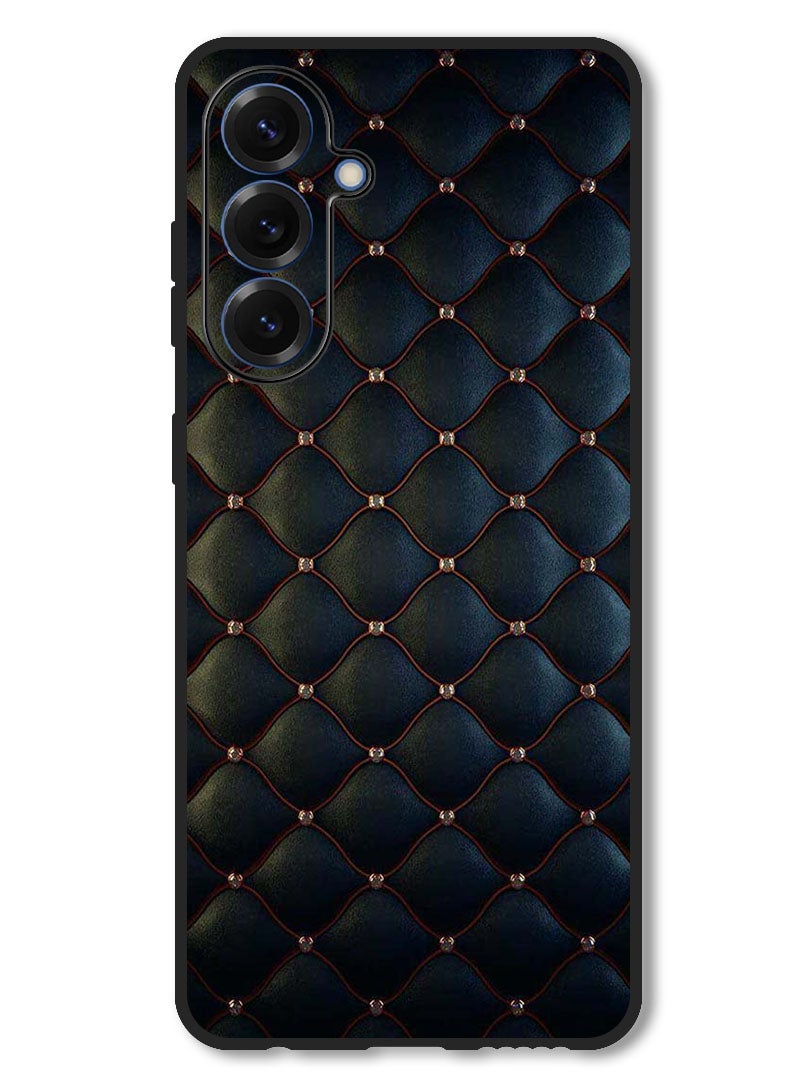 Theodor Case Compatible with Samsung Galaxy A26 Protection Shockproof Bumper Cover Stappers On Black Cloth Pattern - Image 1