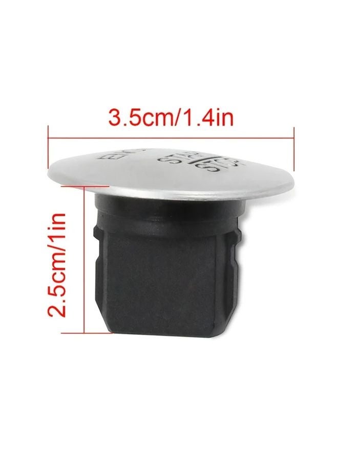 زر تشغيل وإيقاف محرك السيارة الفضي البديل لمرسيدس بنز - Image 4