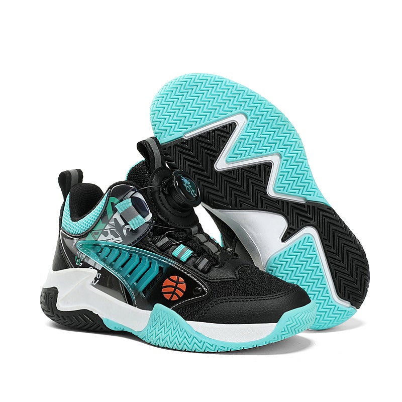Children'S Basketball Shoes 2024 New Children'S Shoes Children'S Practical Training Breathable Mesh Non-Slip Sneaker Mesh Shoes - Image 5