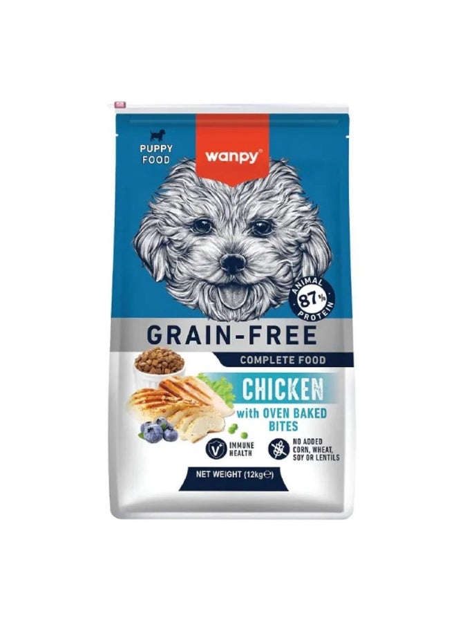 Wanpy - Grain Free Complete Food for Puppy, Chicken Recipe - 1.5 KG