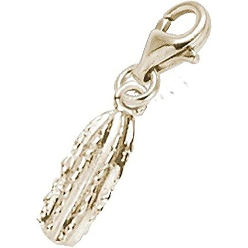 Pickle Charm with Lobster Claw Clasp, Charms for Bracelets and Necklaces