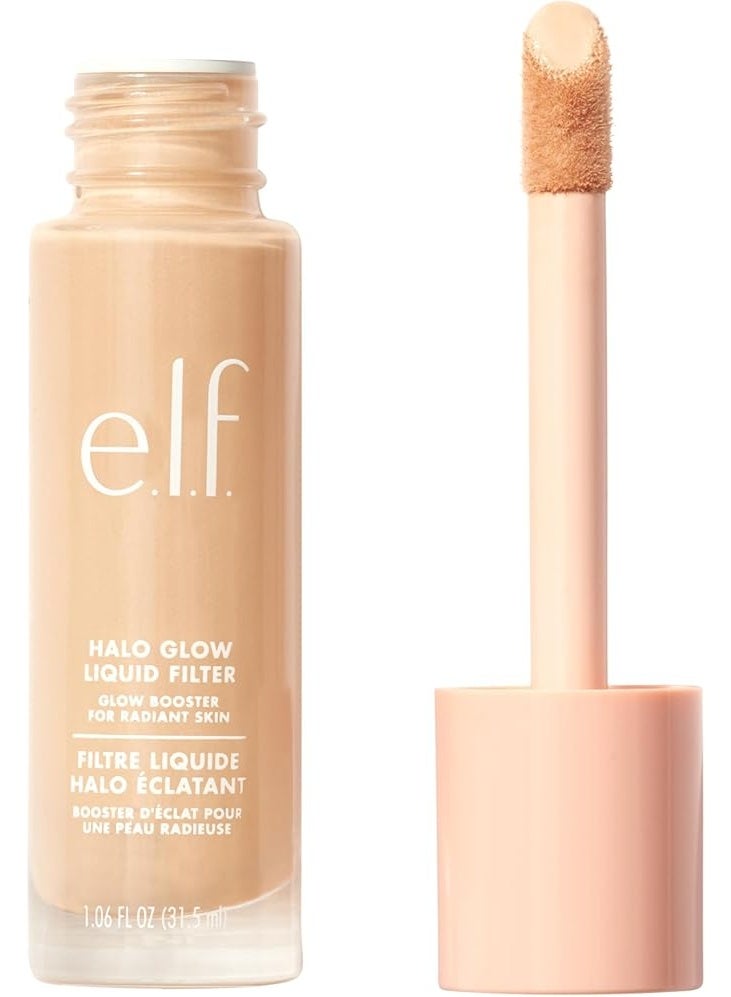 Elf Halo Glow Liquid Filter, Complexion Booster for a Glowing, Soft-Focus Look, Brightening, Moisturizing and Concealing - 0 Fair